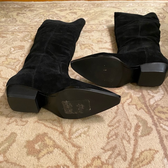 Marc Fisher Ltd Boots, Black Suede Size 7.5 - Picture 8 of 8